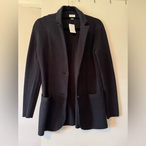 NWT J. Crew Women’s XS Sweater Blazer - Black